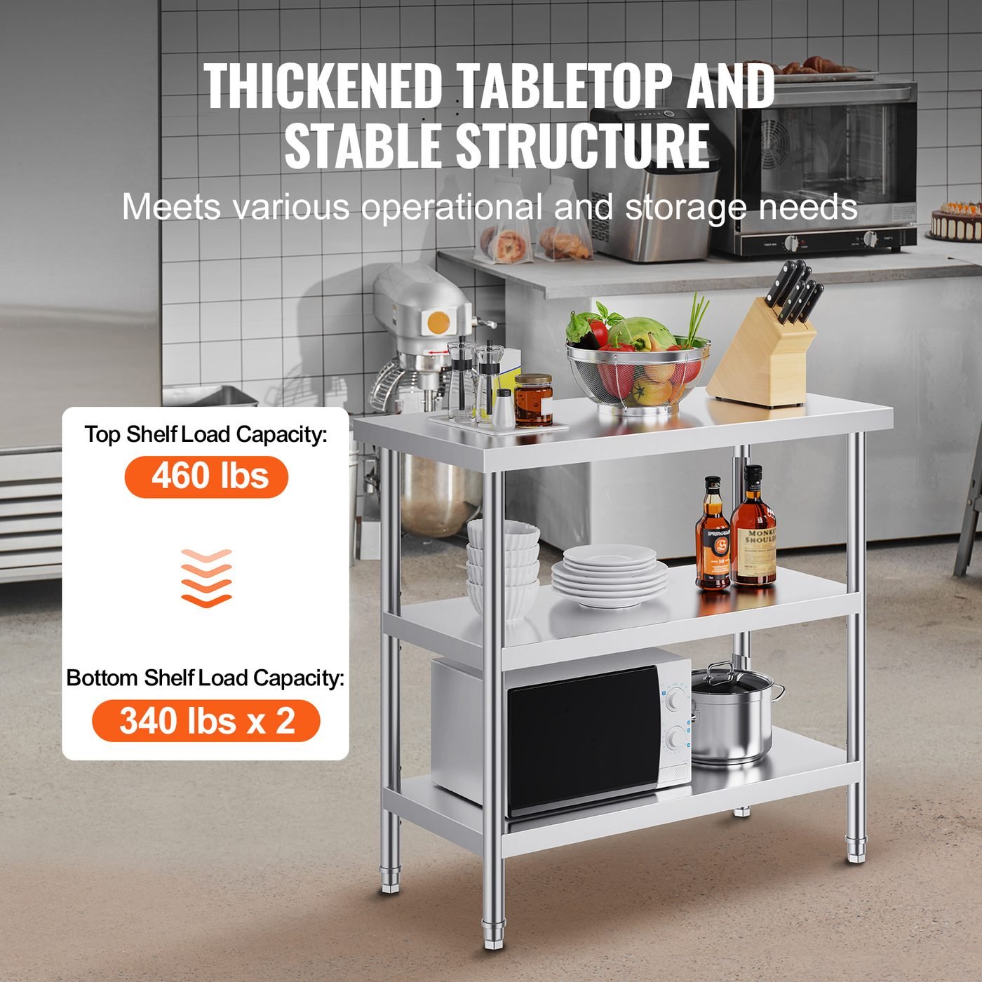 Stainless Steel Food Prep Table