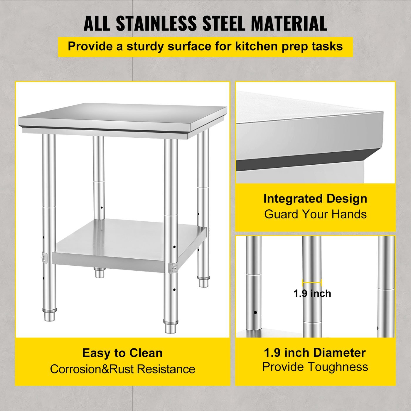 Stainless Steel Prep Table
