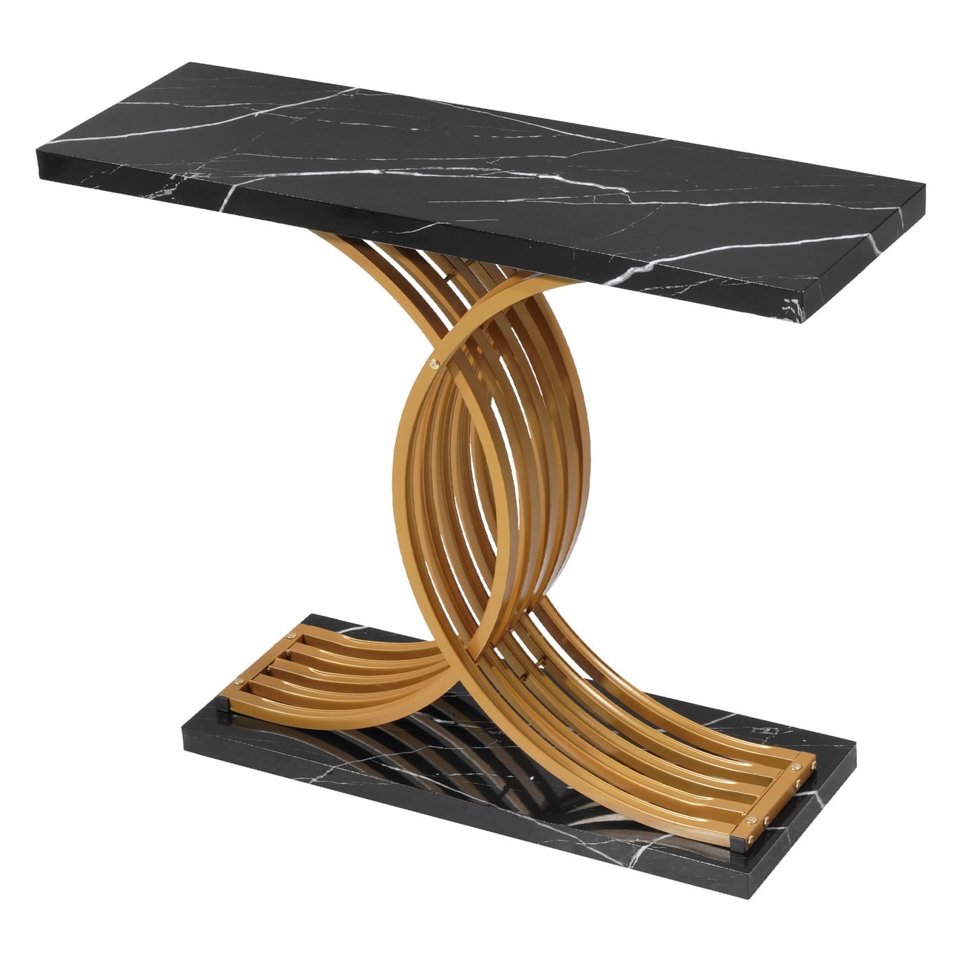 Gold Console Table