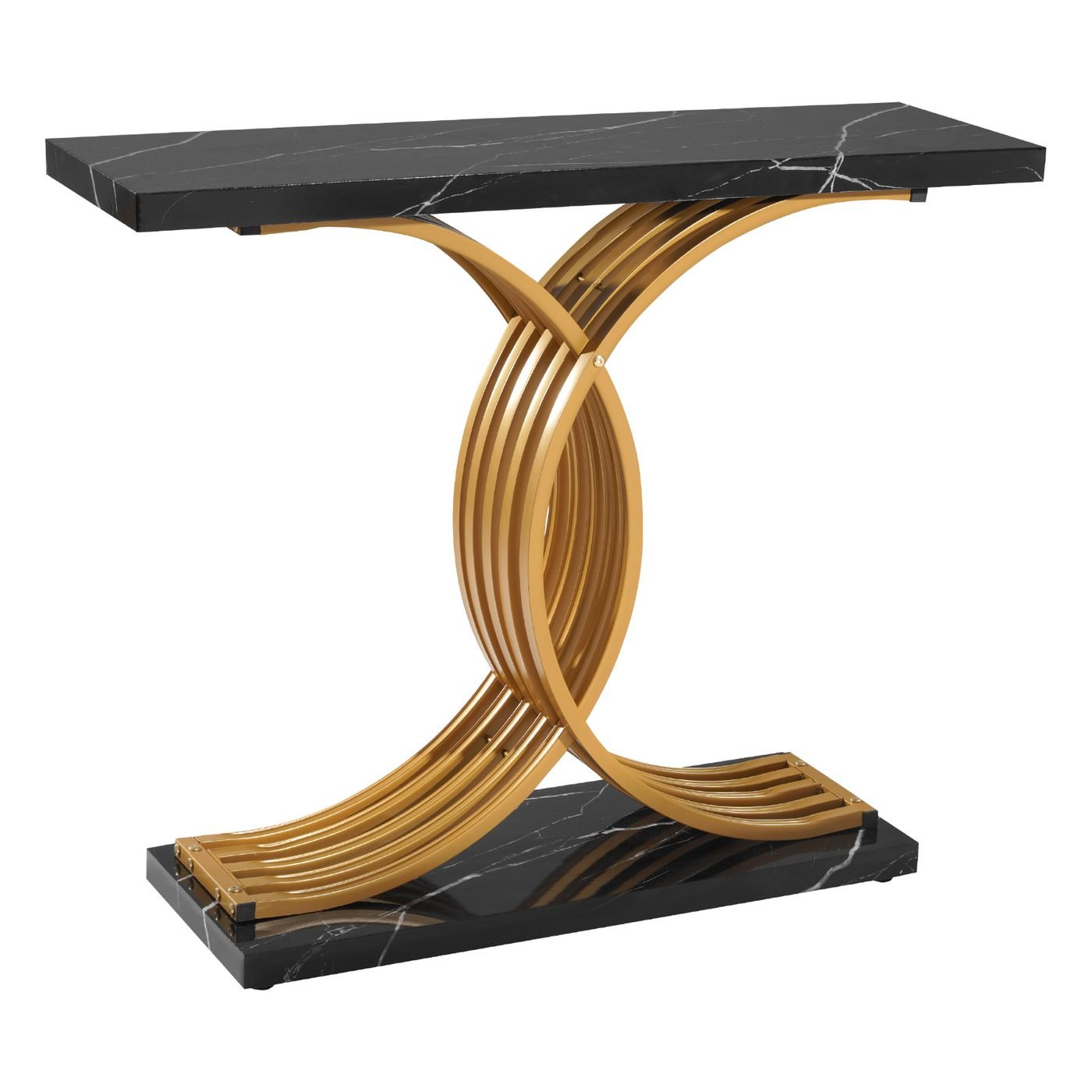 Gold Console Table