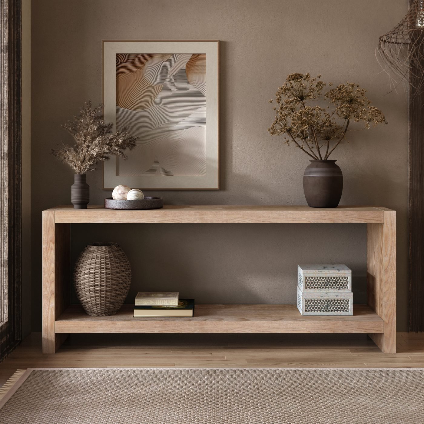 Large Farmhouse Console Table
