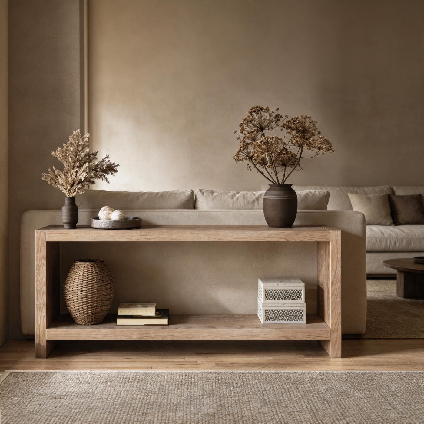 Large Farmhouse Console Table