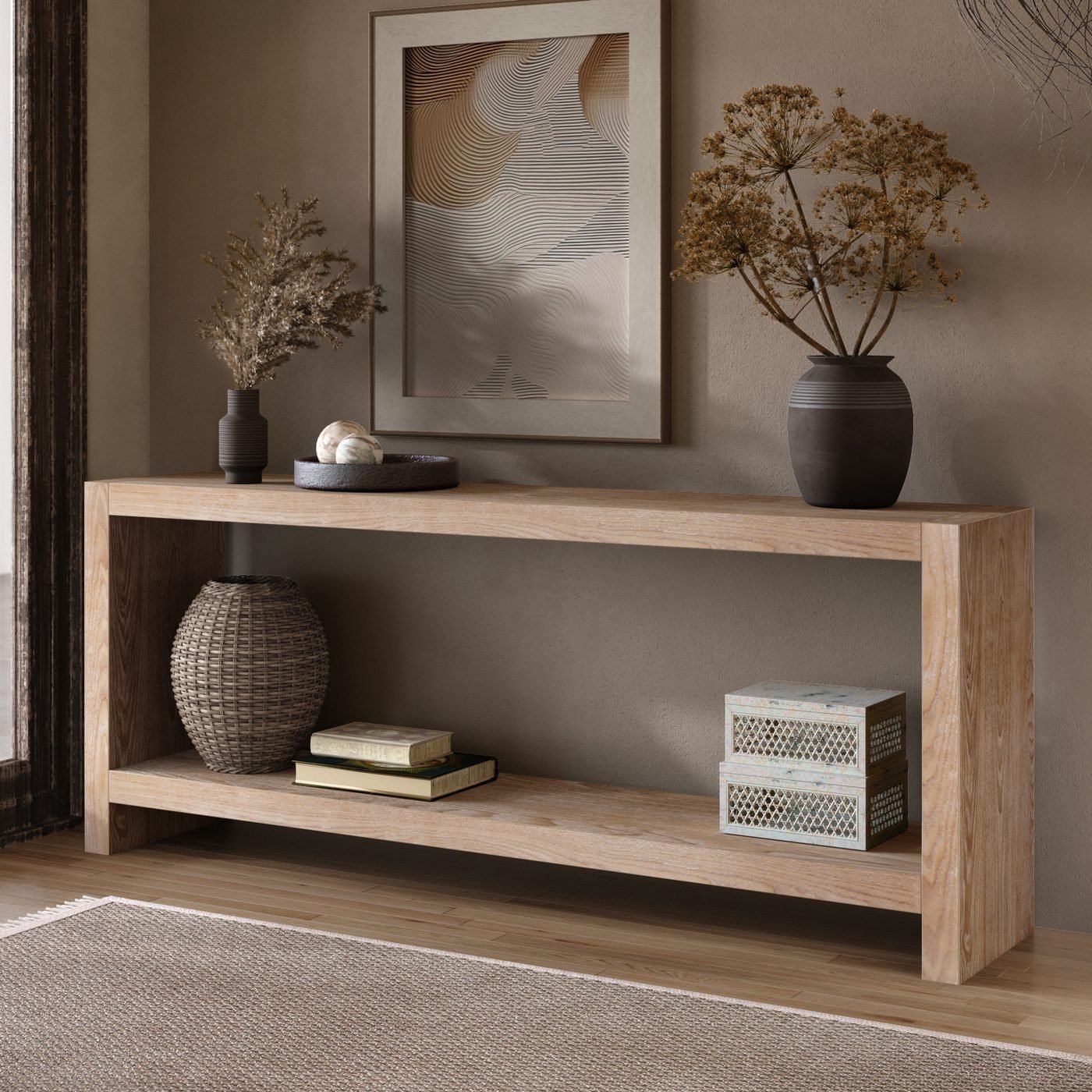 Large Farmhouse Console Table