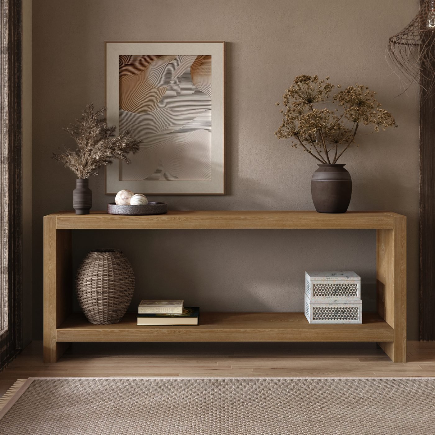 Large Farmhouse Console Table