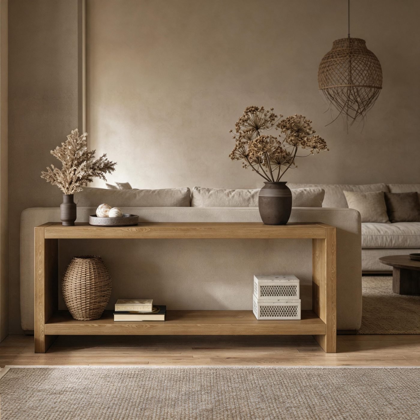 Large Farmhouse Console Table