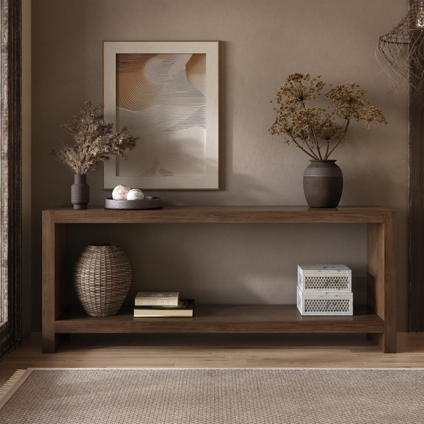 Large Farmhouse Console Table