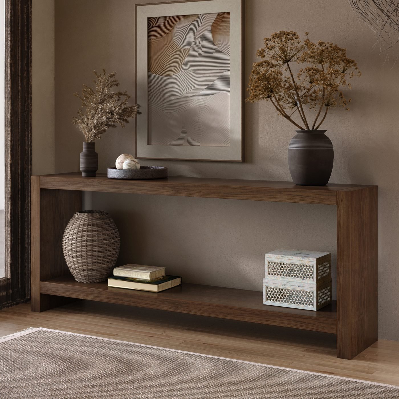 Large Farmhouse Console Table