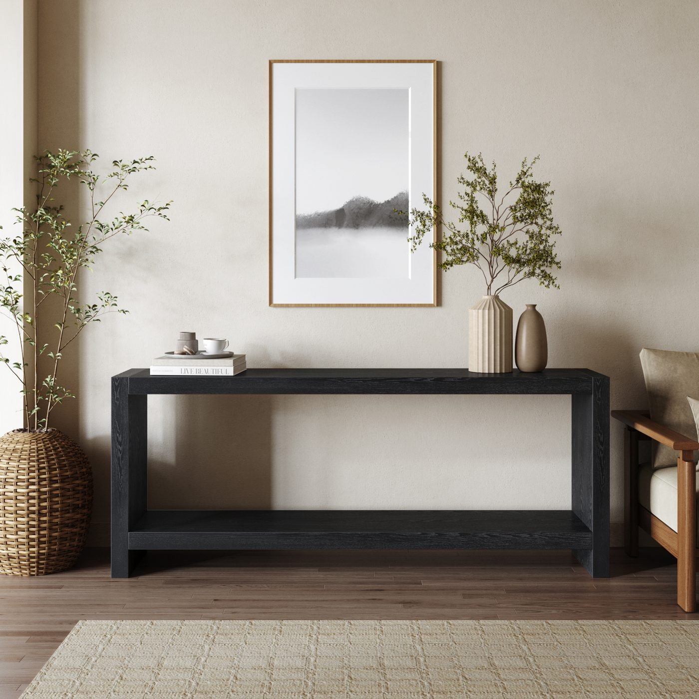 Large Farmhouse Console Table